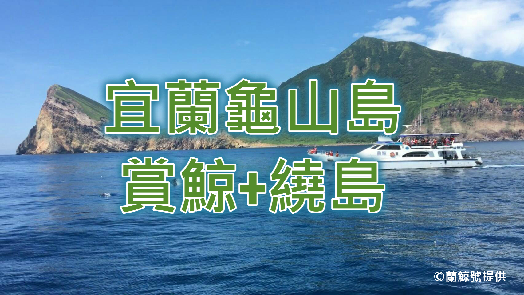 🐳【2021龜山島】宜蘭賞鯨豚一日遊　台北⇔烏石港車票+二合一賞鯨繞島船票（ILN58）