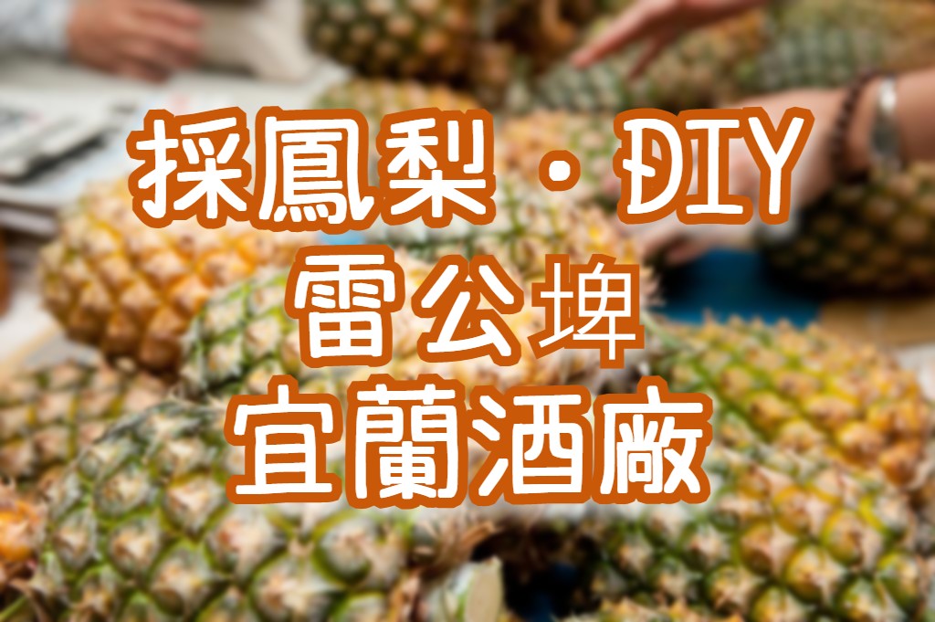 🍍二湖鳳梨館・雷公埤・宜蘭酒廠　宜蘭一日遊（ILN83）👍👶